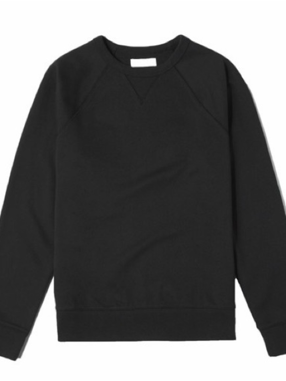 Everlane 100% Cotton Crewneck Sweatshirt - Black XXS